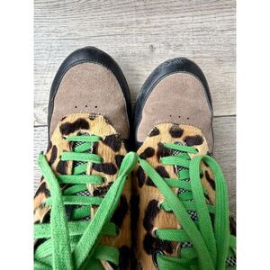 Defendu Custom Made Shoes In Italy Calf Hair Leather Suede Glitter Sneakers